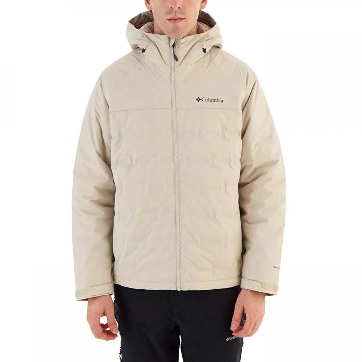 Jaqueta Columbia Grand Trek II Down Hooded - masculino - bege