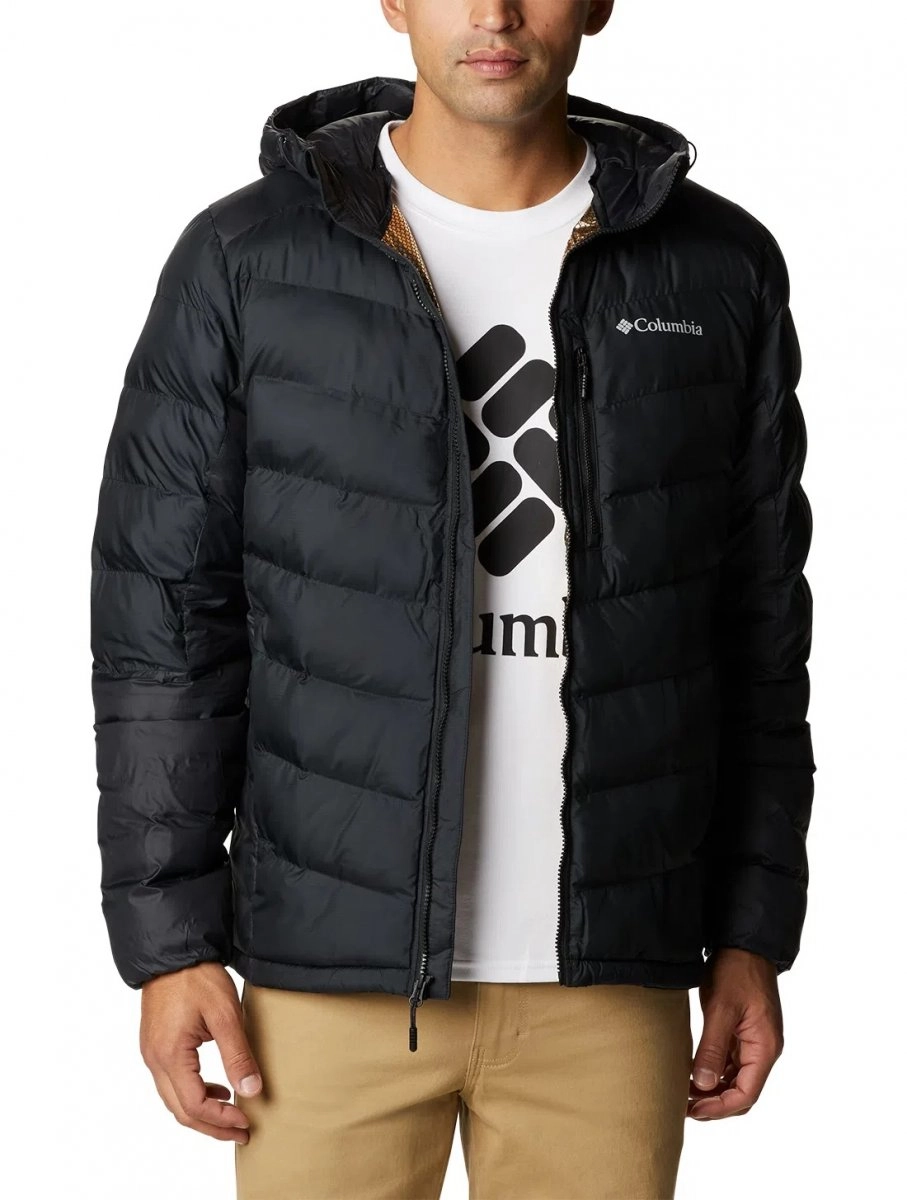 Jaqueta Columbia Labyrinth Loop Hooded - masculino - preto