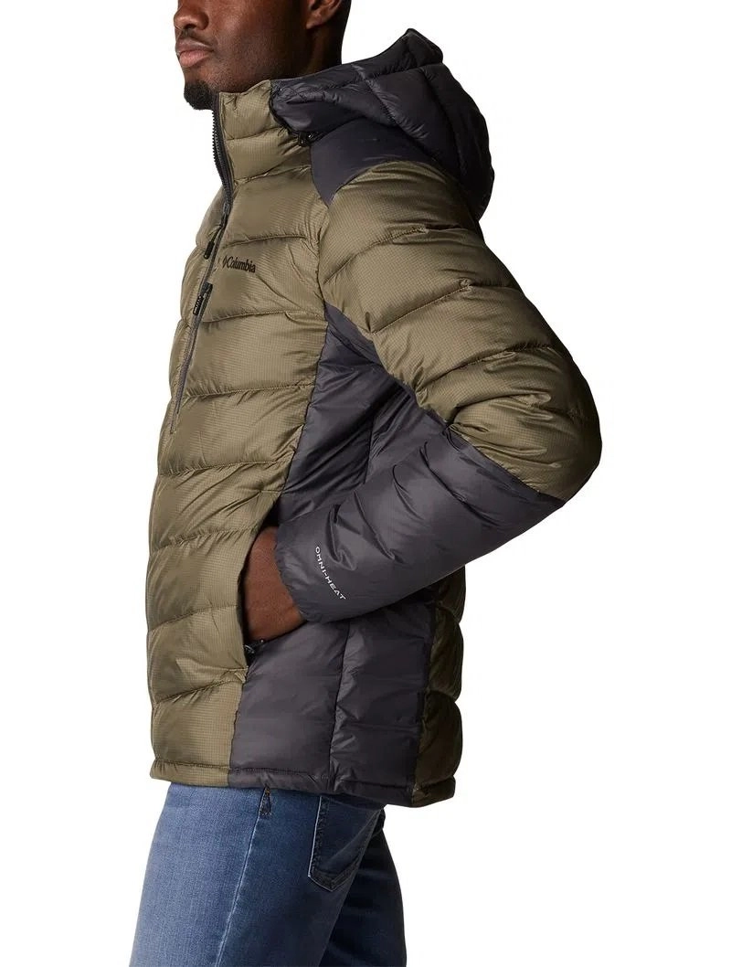 Jaqueta Columbia Labyrinth Loop Hooded - masculino - verde escuro