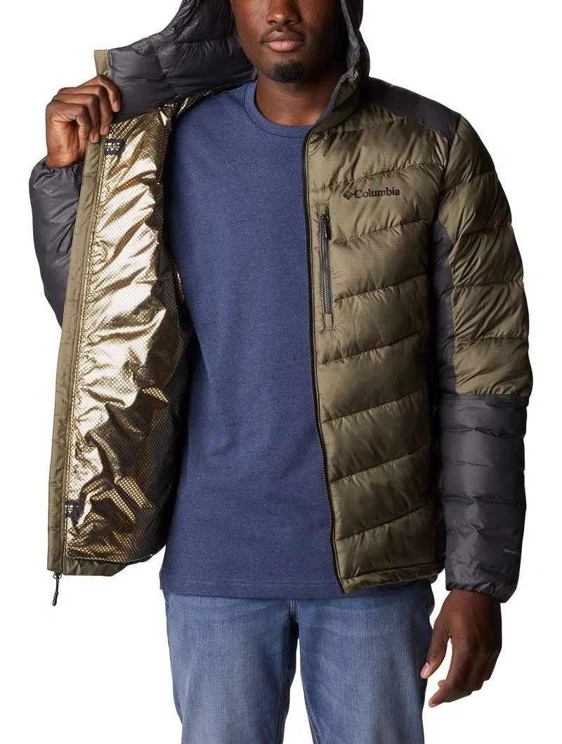 Jaqueta Columbia Labyrinth Loop Hooded - masculino - verde escuro