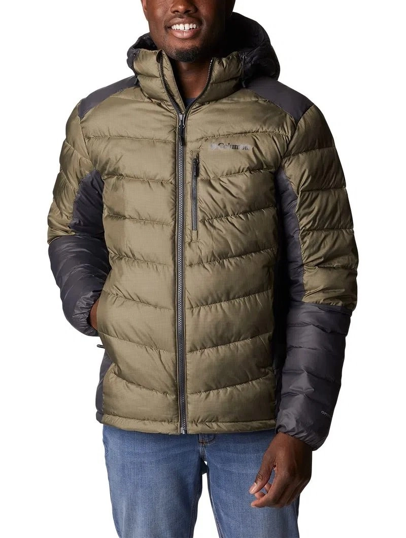 Jaqueta Columbia Labyrinth Loop Hooded - masculino - verde escuro
