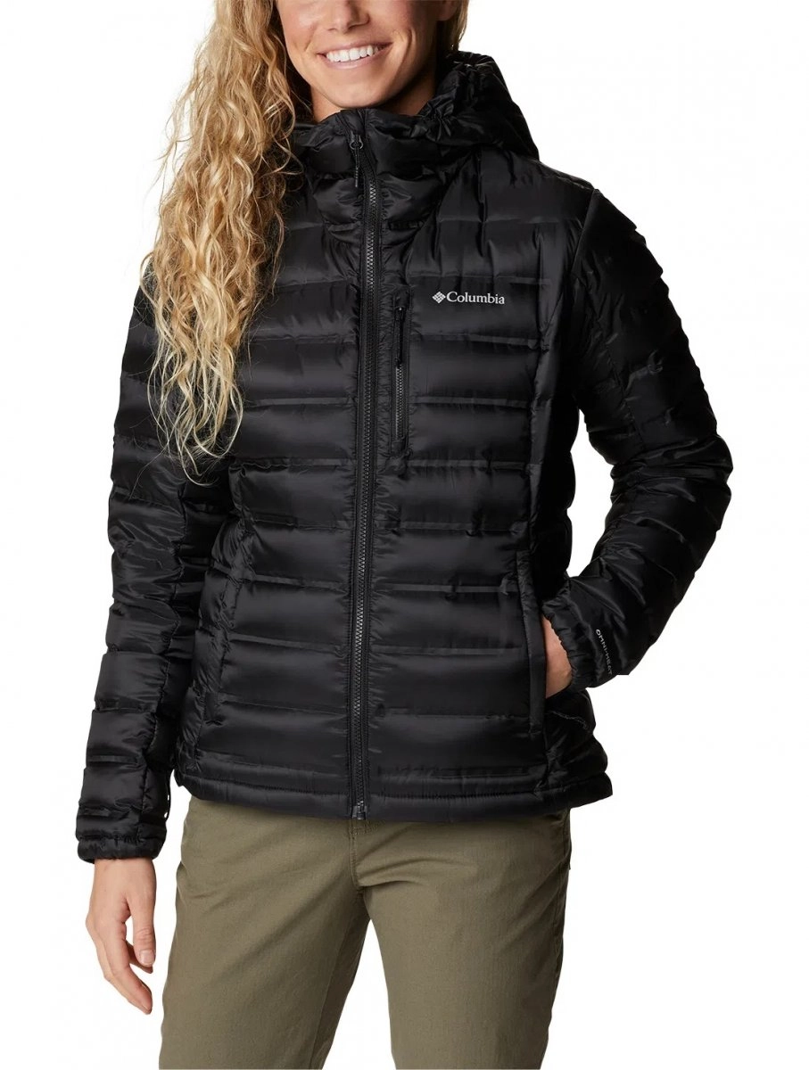 Jaqueta Columbia Pebble Peak Down Hooded - feminino - preto