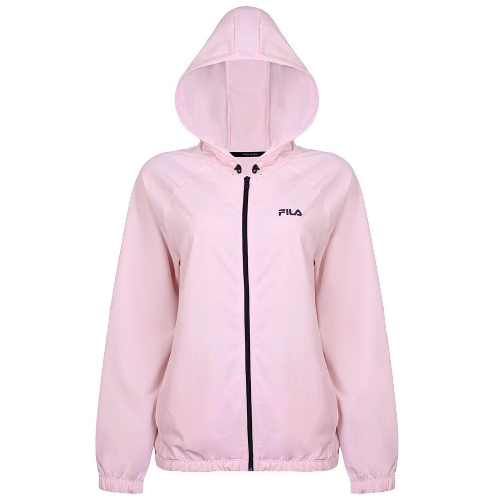 Jaqueta corta vento Fila Basic Run - feminino - rosa