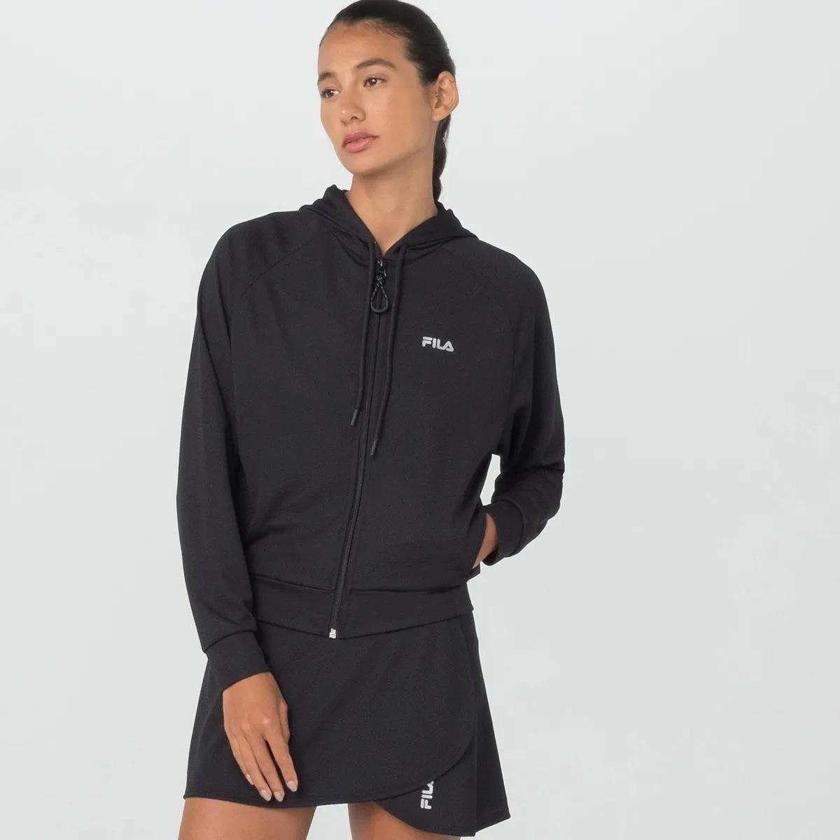 Jaqueta Fila Flow Ii - feminino - preto
