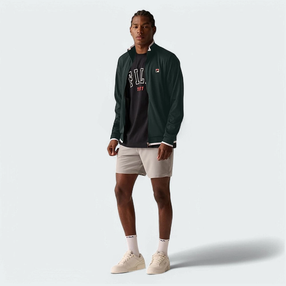 Jaqueta Fila Heritage F-Box - masculino - verde e branco