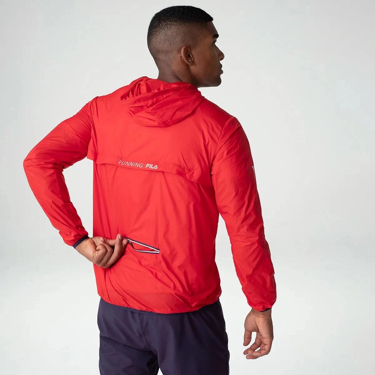 Jaqueta Fila Racer Run - masculino - vermelho