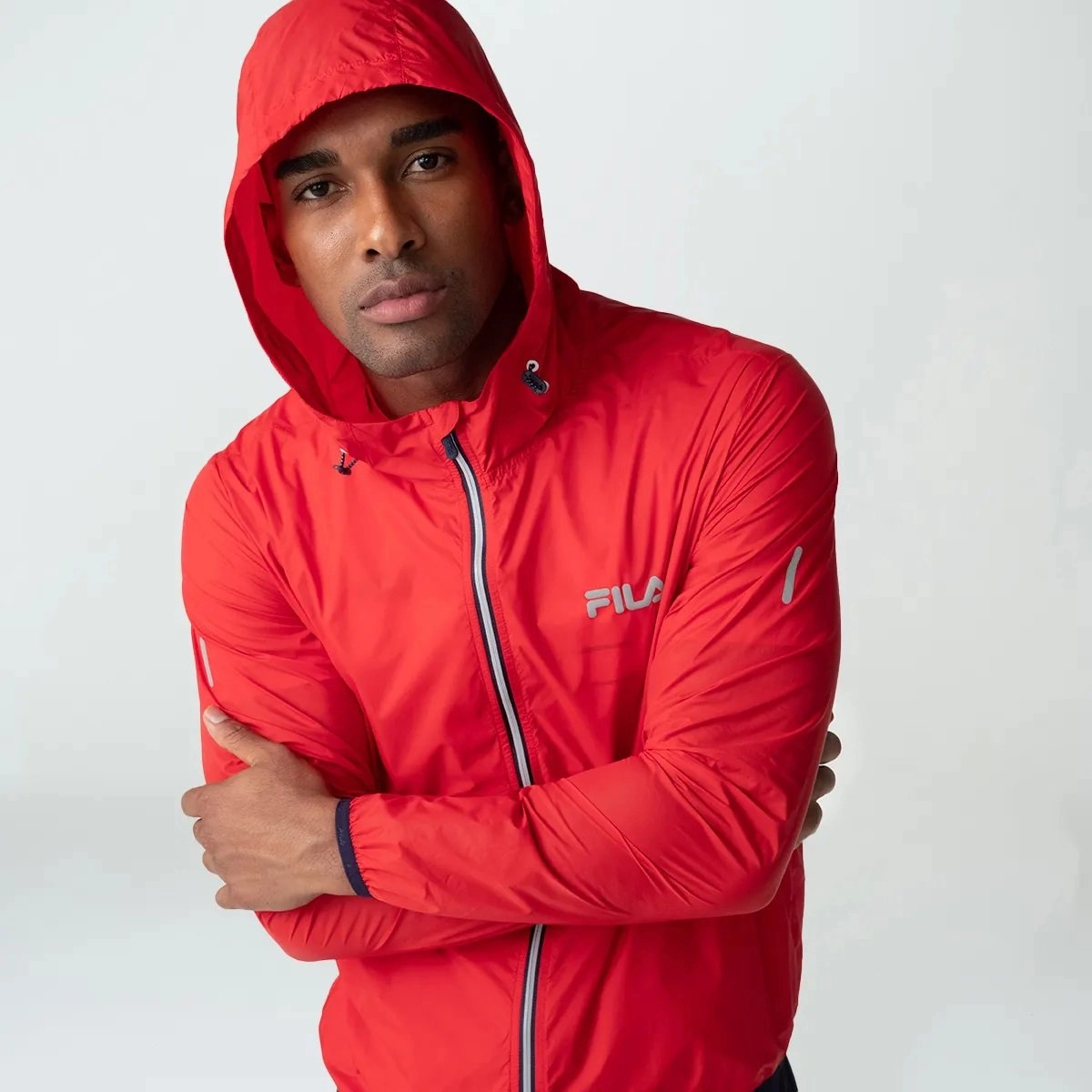 Jaqueta Fila Racer Run - masculino - vermelho