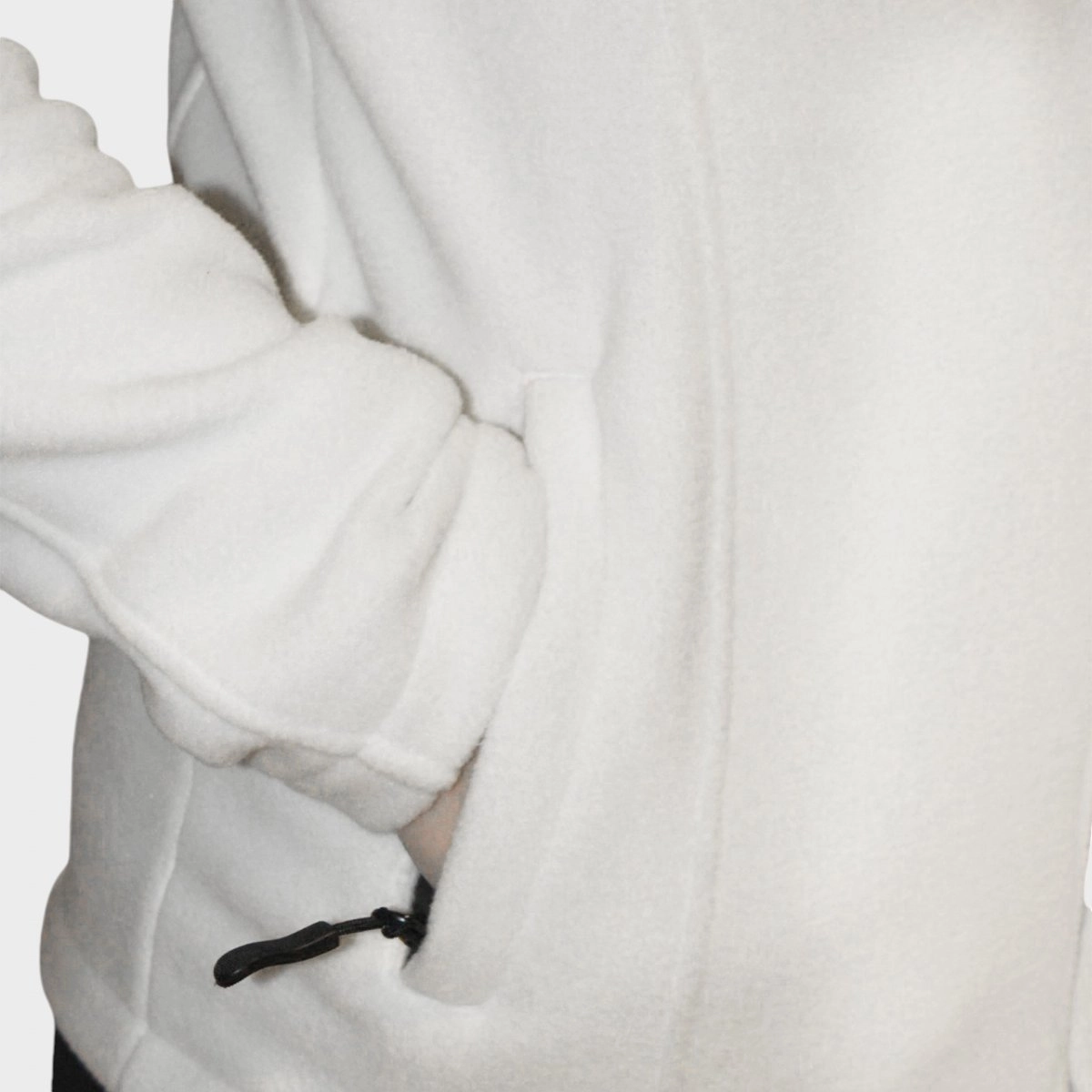 Jaqueta fleece Bull Terrier - feminino - branco