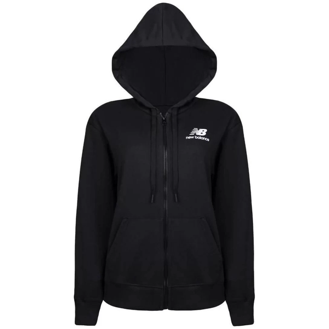 Jaqueta New Balance Essentials Basic - feminino - preto e branco