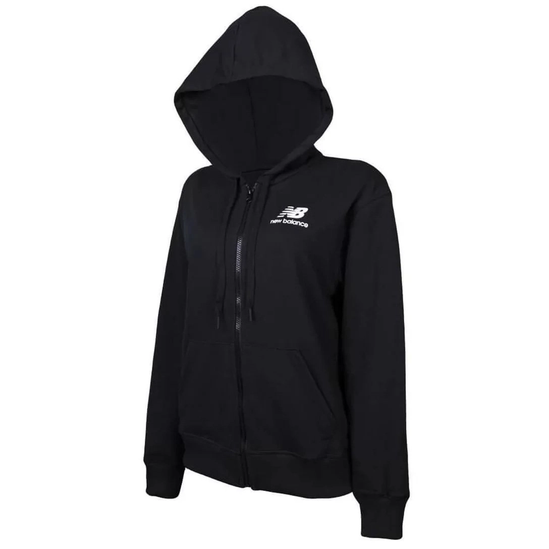 Jaqueta New Balance Essentials Basic - feminino - preto e branco