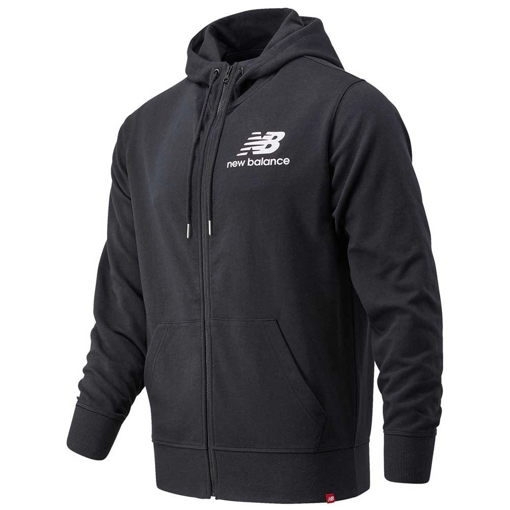 Jaqueta New Balance Essentials Basic - masculino - preto e branco