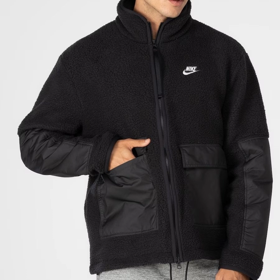 Jaqueta Nike Sportswear Sherpa - masculino - preto
