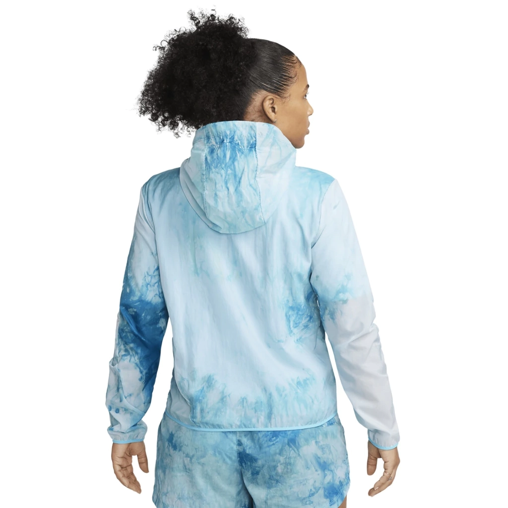 Jaqueta Nike Trail Repel - feminino - branco e azul claro