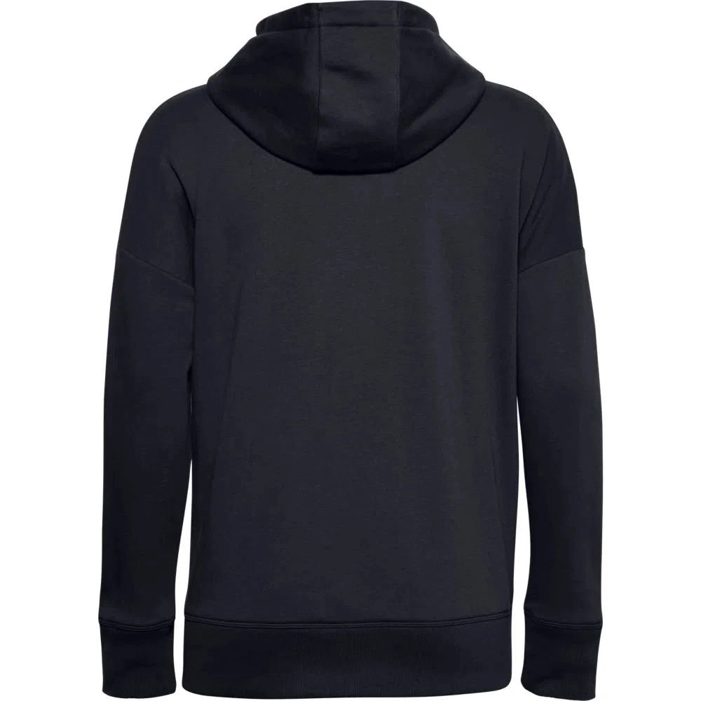 Jaqueta Under Armour Rival Fleec Fz - feminino - preto e branco
