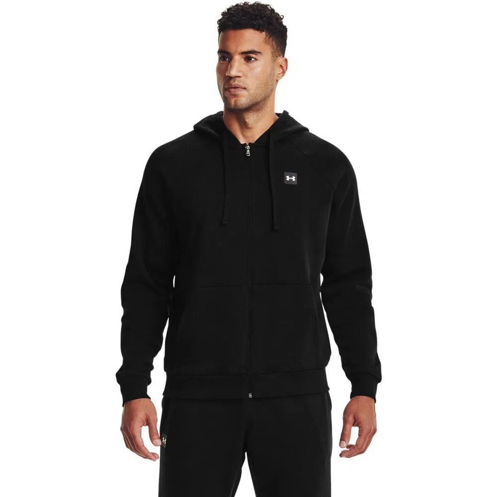 Jaqueta Under Armour Rival Fz Hodd - masculino - preto