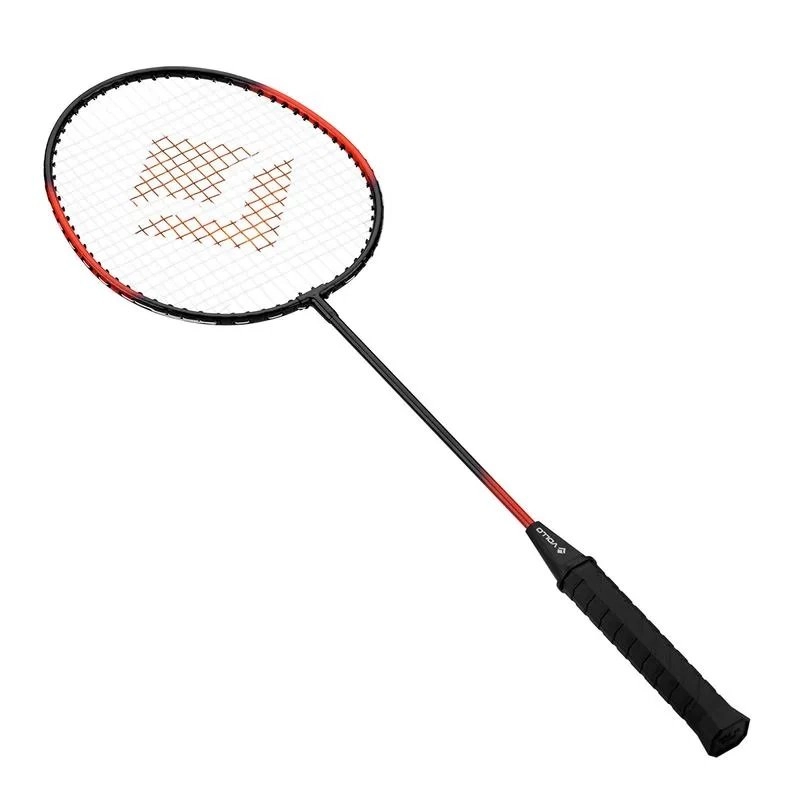 Kit Badminton Vollo 2 Raquetes - unissex - preto e laranja