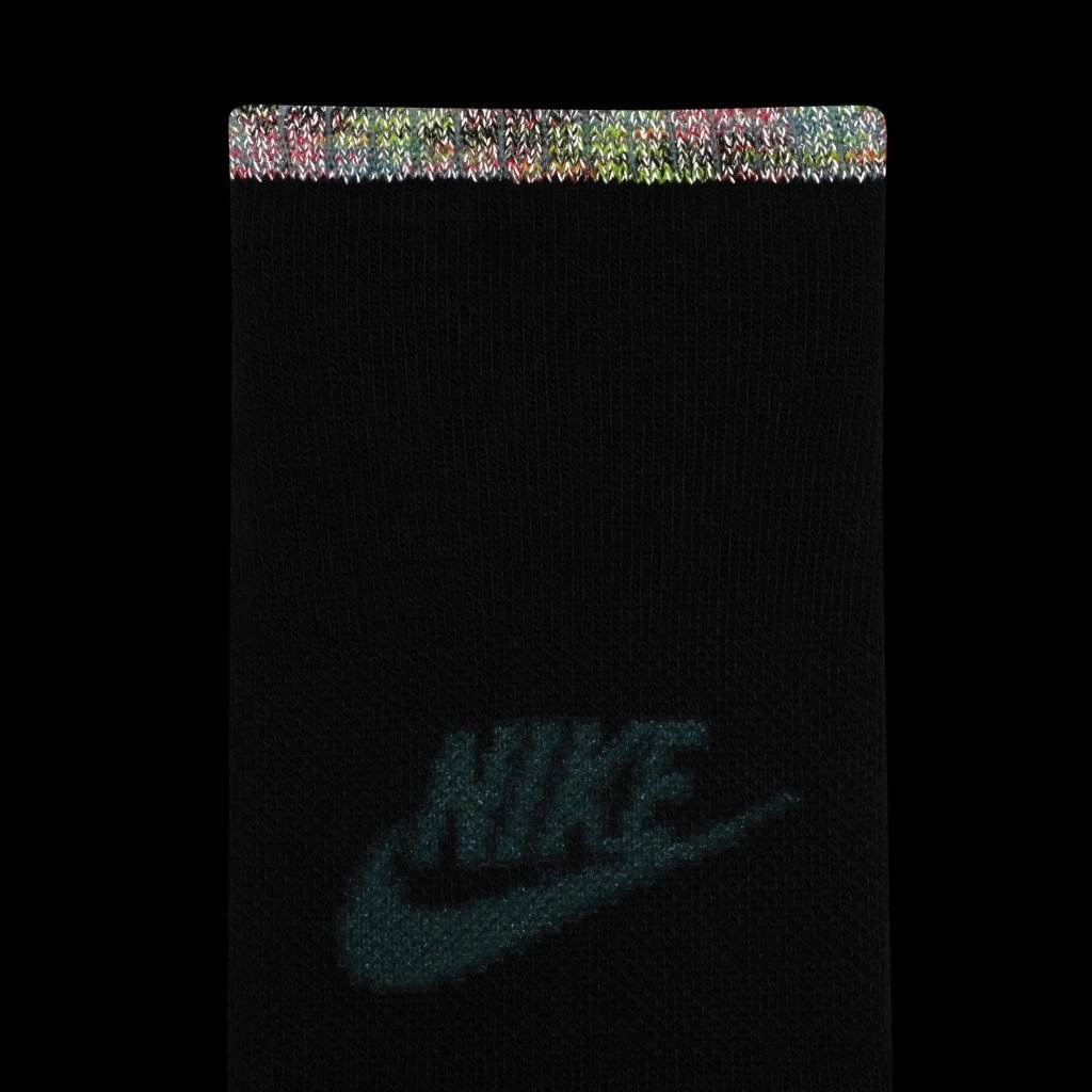 Kit Meia Nike Sportswear Everyday Essentials - unissex - preto e cinza