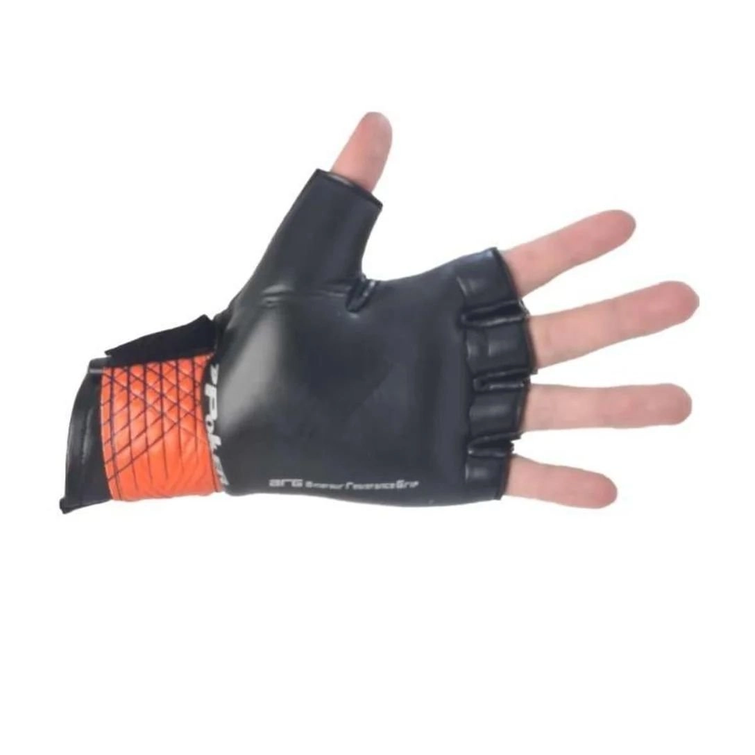 Luva goleiro Poker Training Focus infantil - unissex - laranja e preto