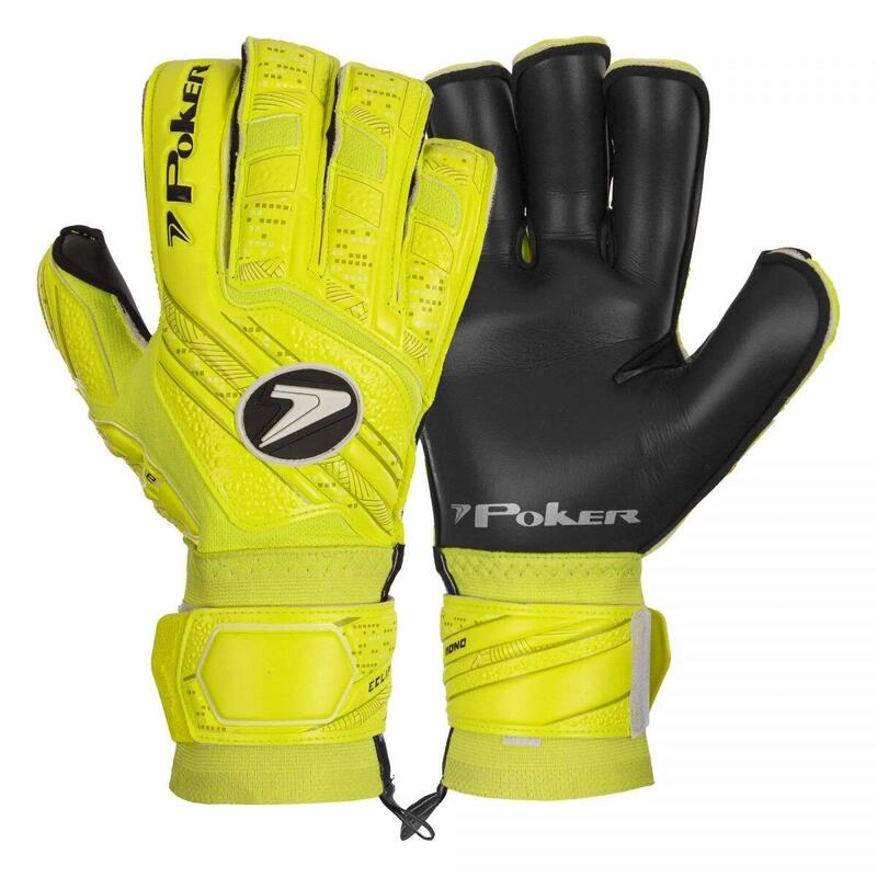 Luva Poker Profissional Eclipse - unissex - amarelo