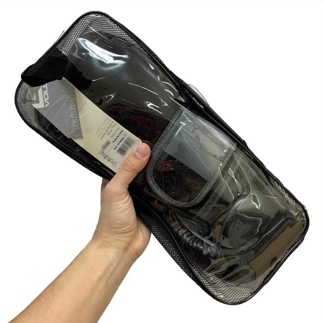 Luva Vollo Training - unissex - preto e cinza