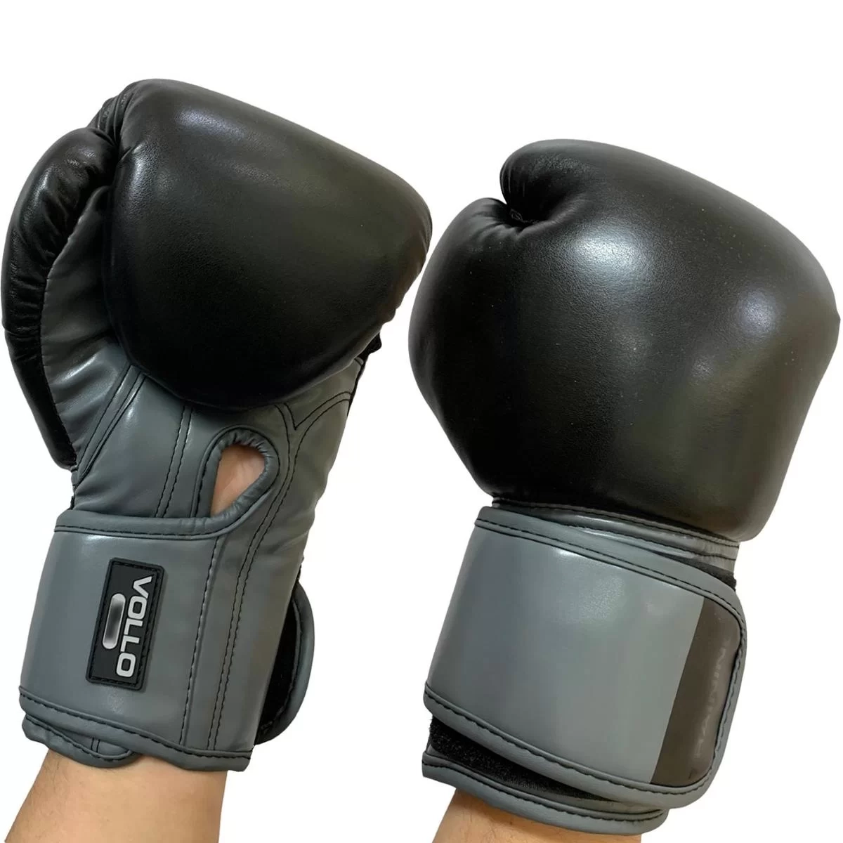 Luva Vollo Training - unissex - preto e cinza