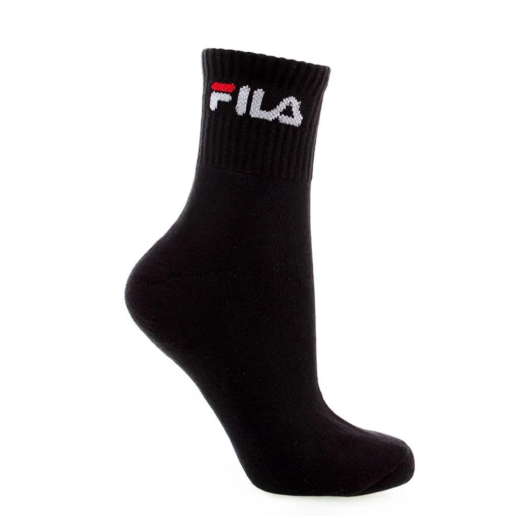 Meia Fila Cano Medio - unissex - preto