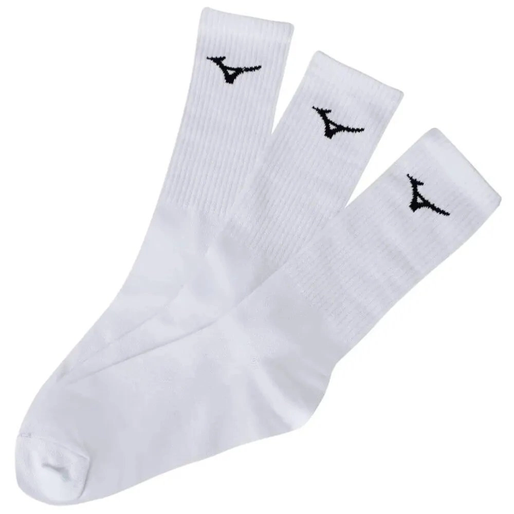 Meia Kit 3 Cano Alto Atoalhada - feminino - branco