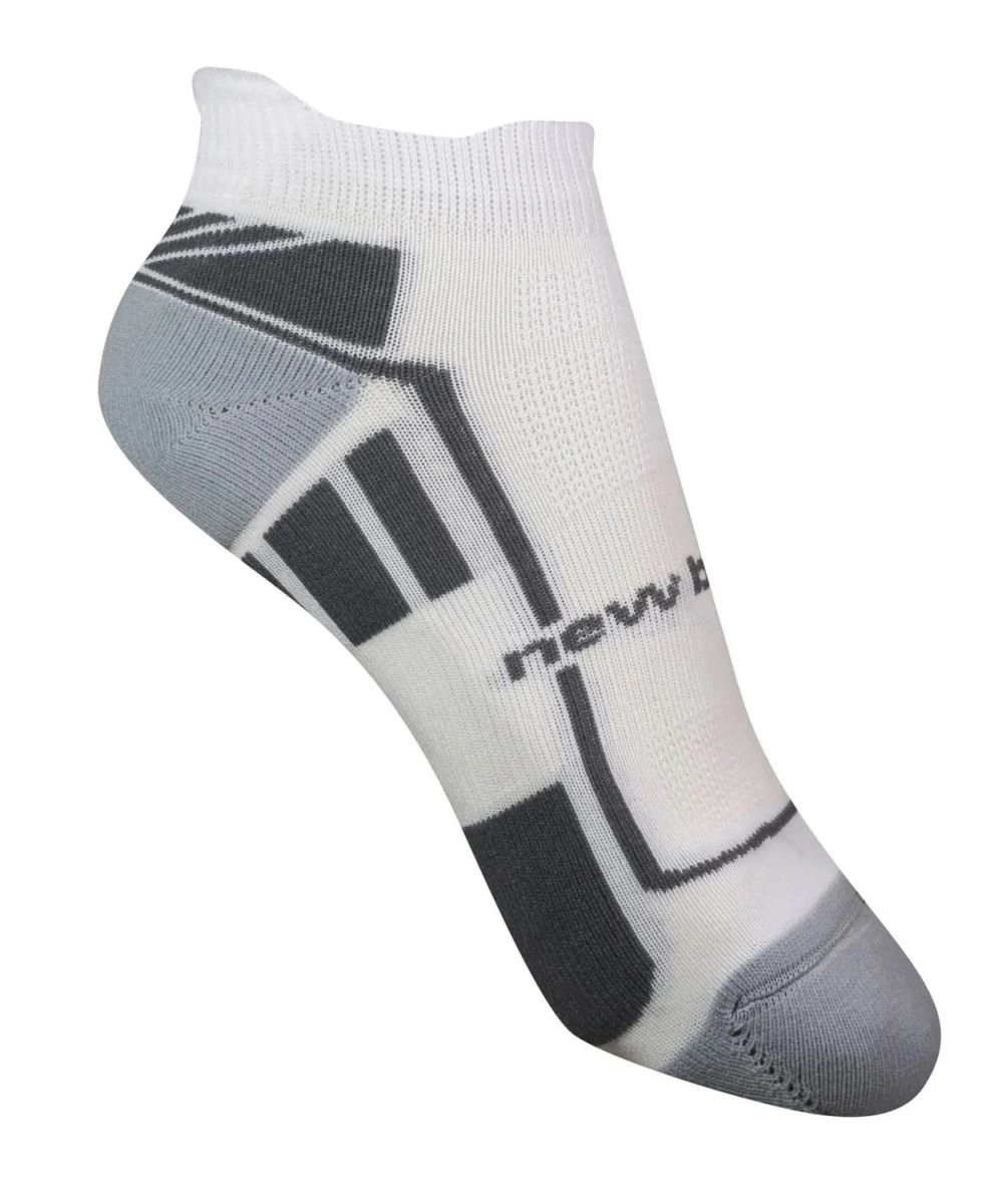 Meia New Balance Performance Elite - unissex - branco e cinza