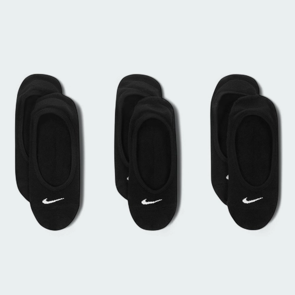 Meias Nike Everyday Lightweight - unissex - preto