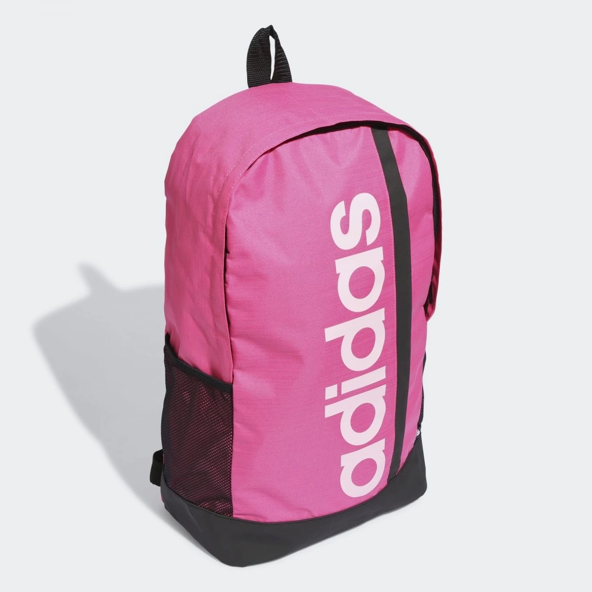 Mochila Adidas Essentials Logo Linear - unissex - rosa e branco