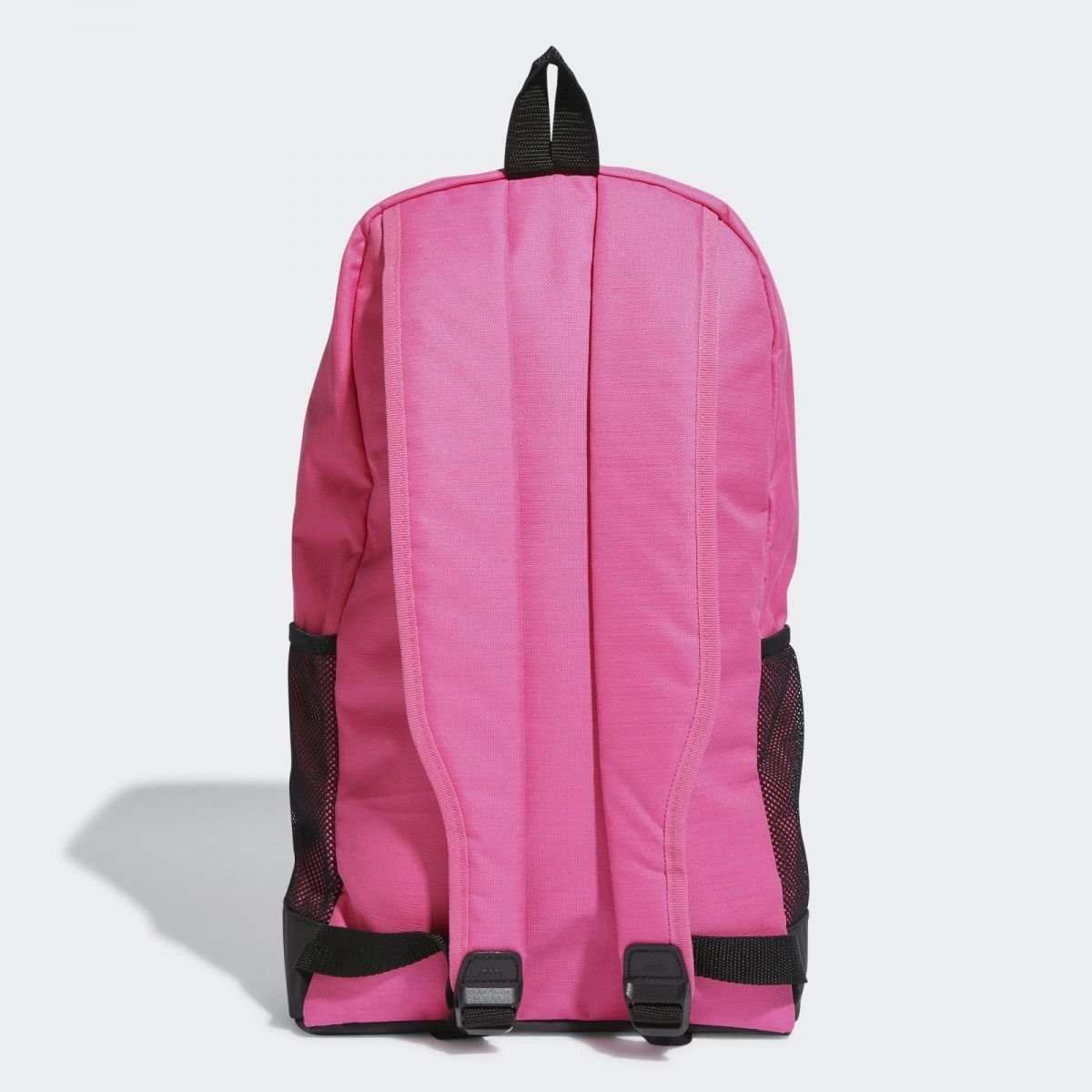 Mochila Adidas Essentials Logo Linear - unissex - rosa e branco