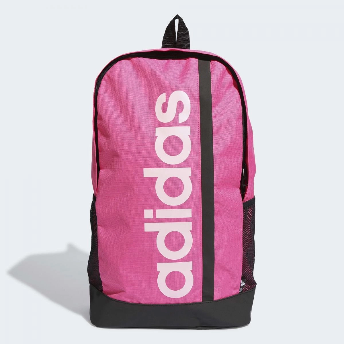 Mochila Adidas Essentials Logo Linear - unissex - rosa e branco