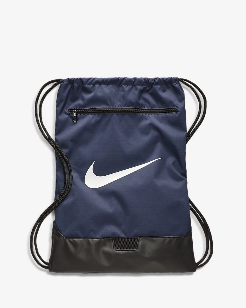 Mochila Nike Brasilia Training Gymsack 9L - masculino - azul marinho e preto