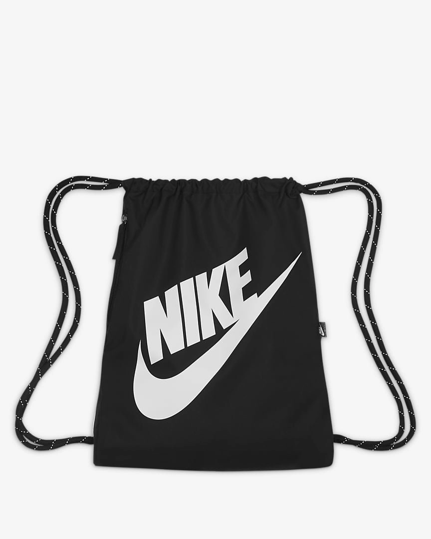 Mochila Nike Heritage 7L - unissex - preto e branco 