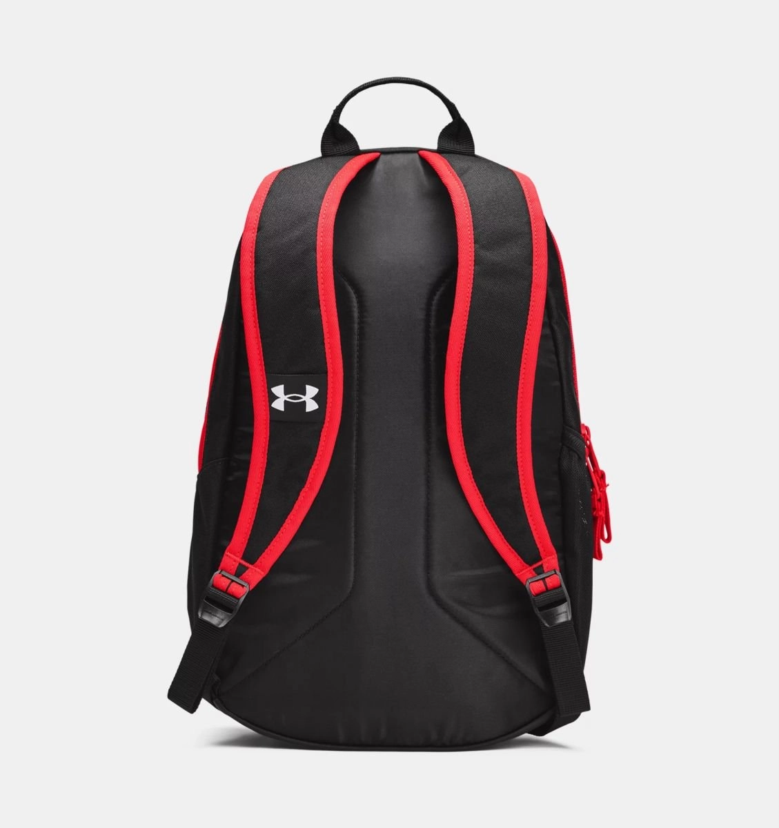 Mochila Under Armour Hustle Play 14L - unissex - preto e vermelho
