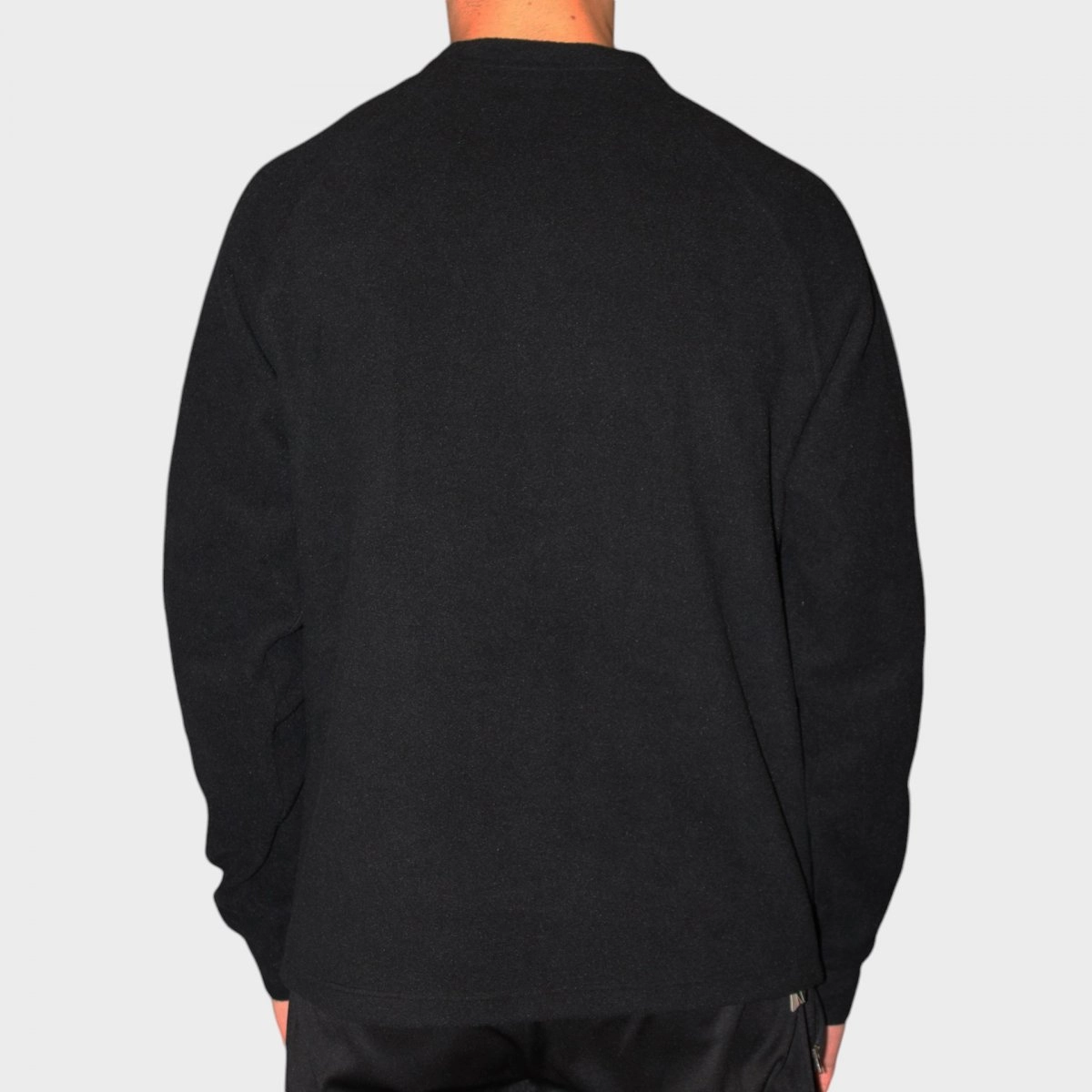 Moletom Bull Terrier Raglan Apl Fleece - masculino - preto