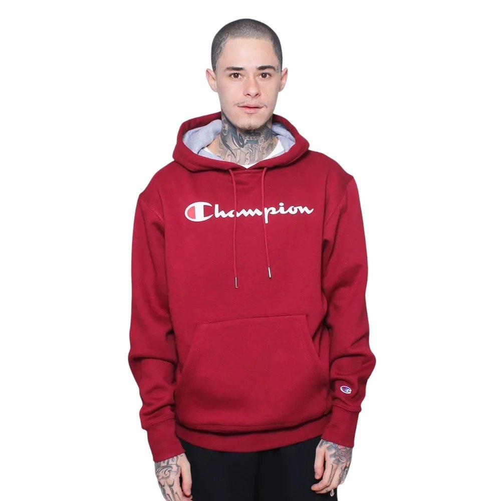 Moletom Champion canguru colleg - masculino - vermelho