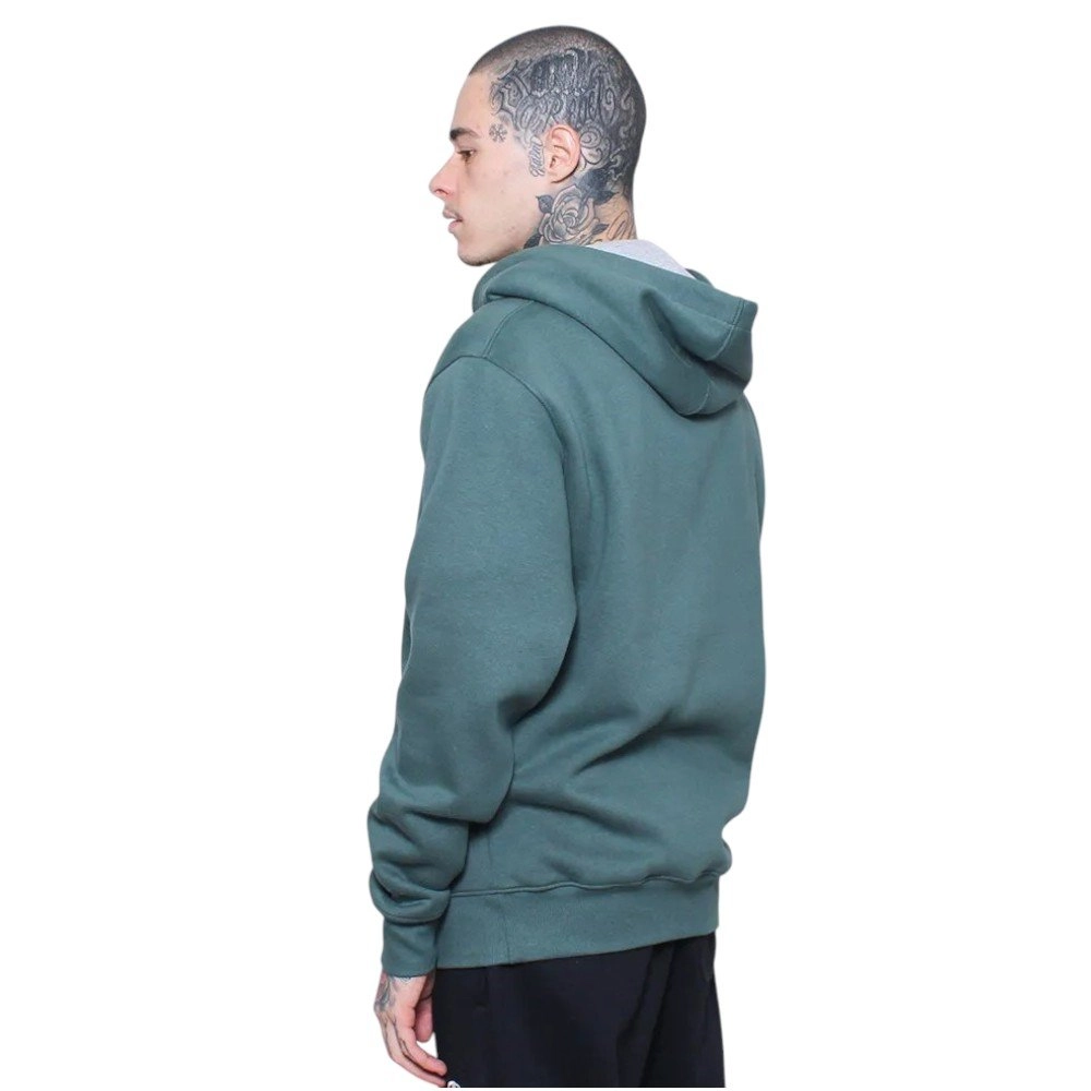 Moletom Champion Canguru College Tecido Grosso - masculino - verde e laranja