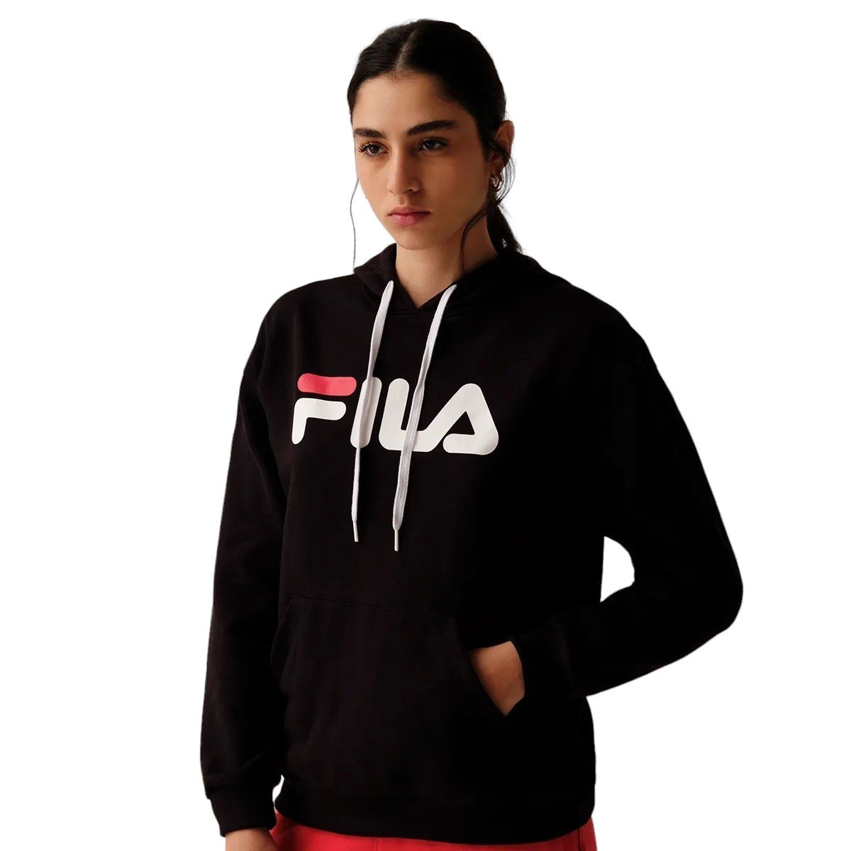 Moletom Fila Comfort Letter II - feminino - preto