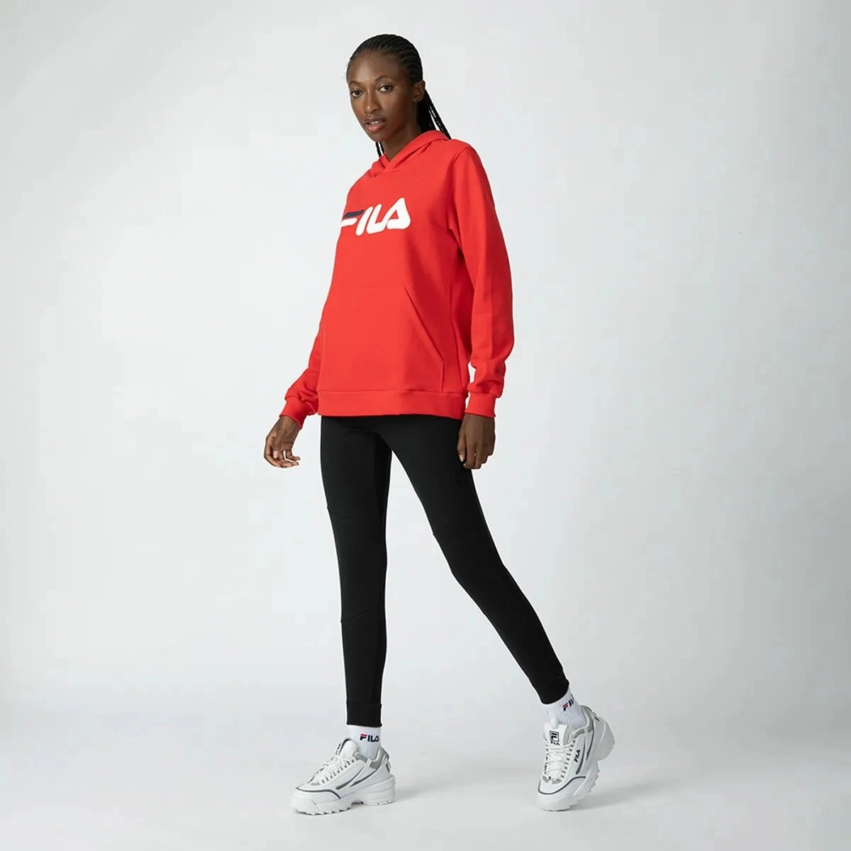 Moletom Fila Comfort Letter Ii - feminino - vermelho