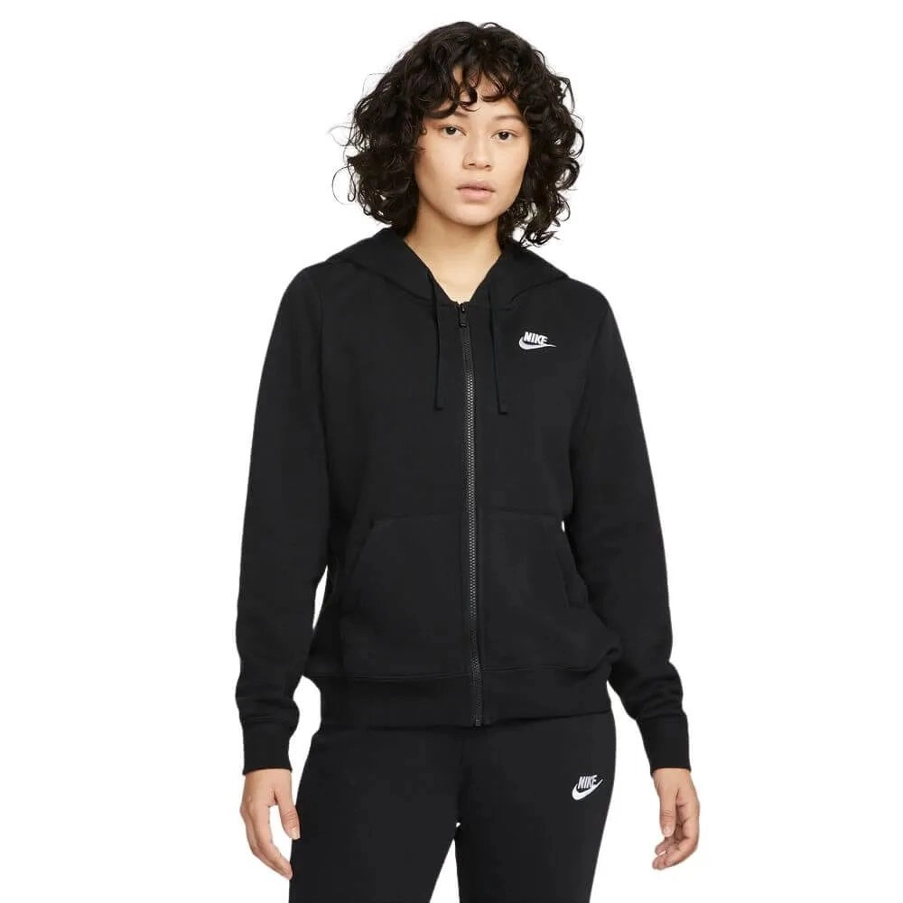 Moletom Nike Sportswear Club Fleece - feminino - preto