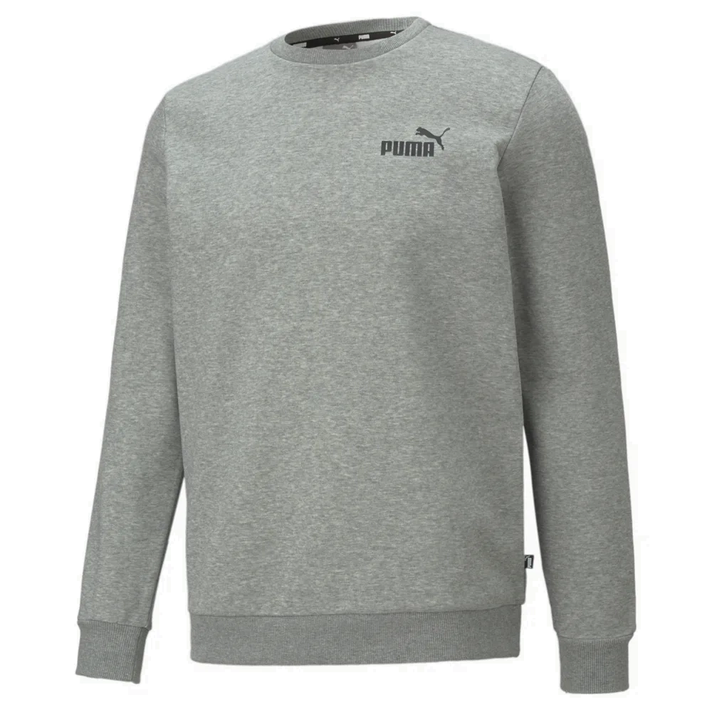 Moletom Puma Essential Small Logo - masculino - cinza mescla