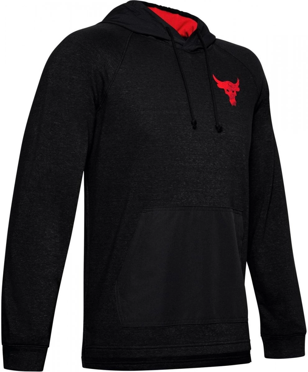 Moletom Under Armour Project Rock - masculino - preto e vermelho
