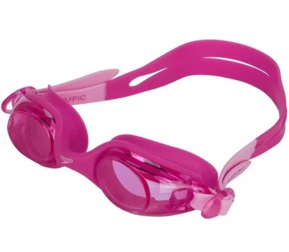 Oculos Natacao Speedo Jr Olympic - unissex - rosa claro 