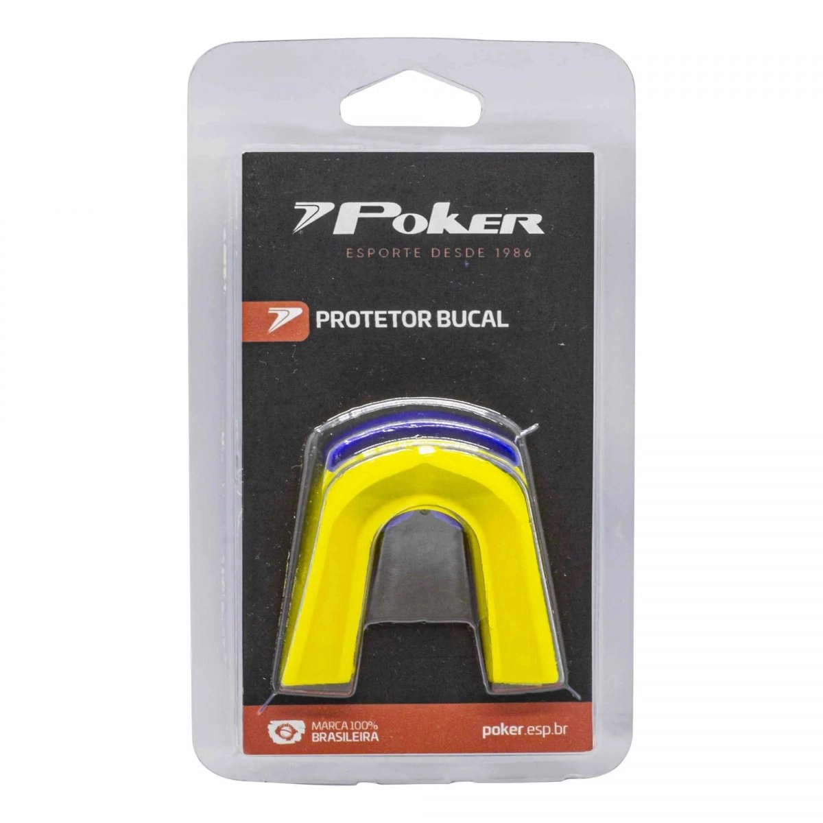 Protetor Bucal Poker Duplo - unissex - cores sortidas/unitario