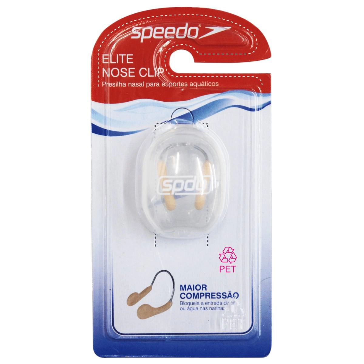 PROTETOR DE OUVIDO SPEEDO ELITE NOSE CLIP II MARFIM