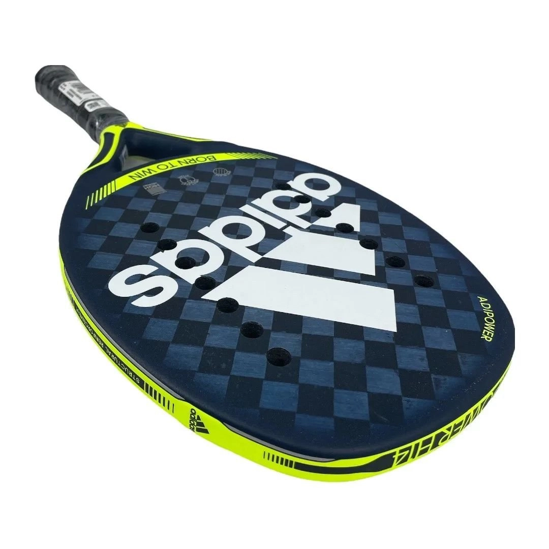 Raquete Adidas Adipower 3.1 H14 - unissex - preto e verde