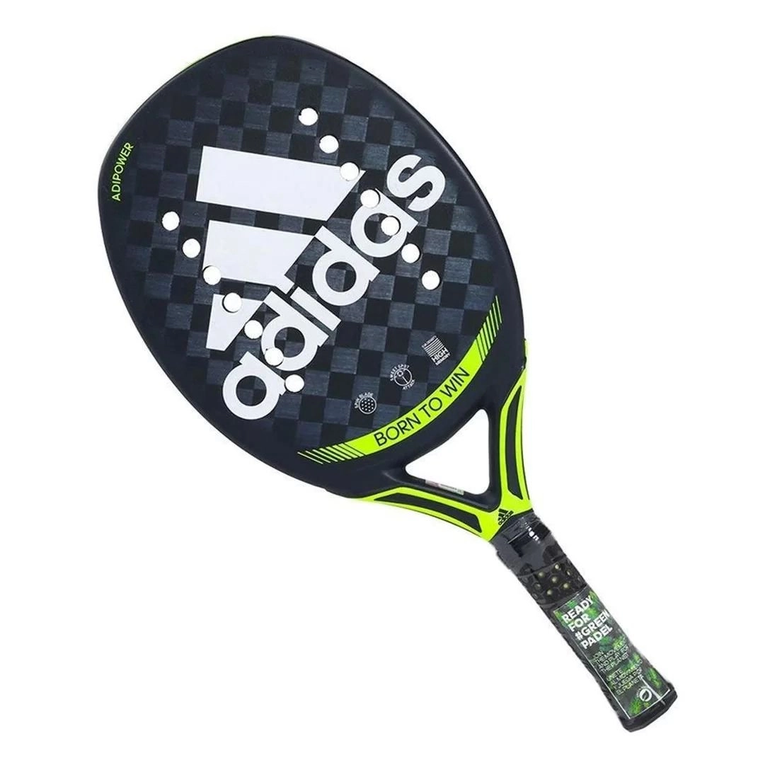 Raquete Adidas Adipower 3.1 H14 - unissex - preto e verde