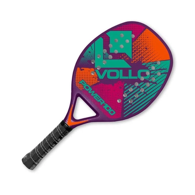 Raquete Beach Tennis Power 100 Vollo - unissex - roxo