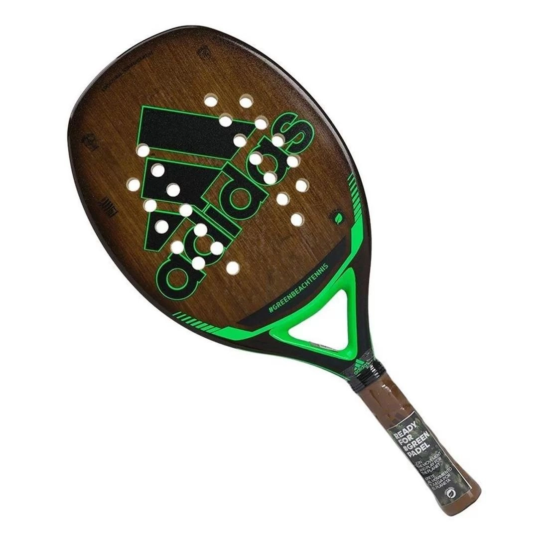 Raquete de Beach Tennis Adidas Green - unissex - marrom